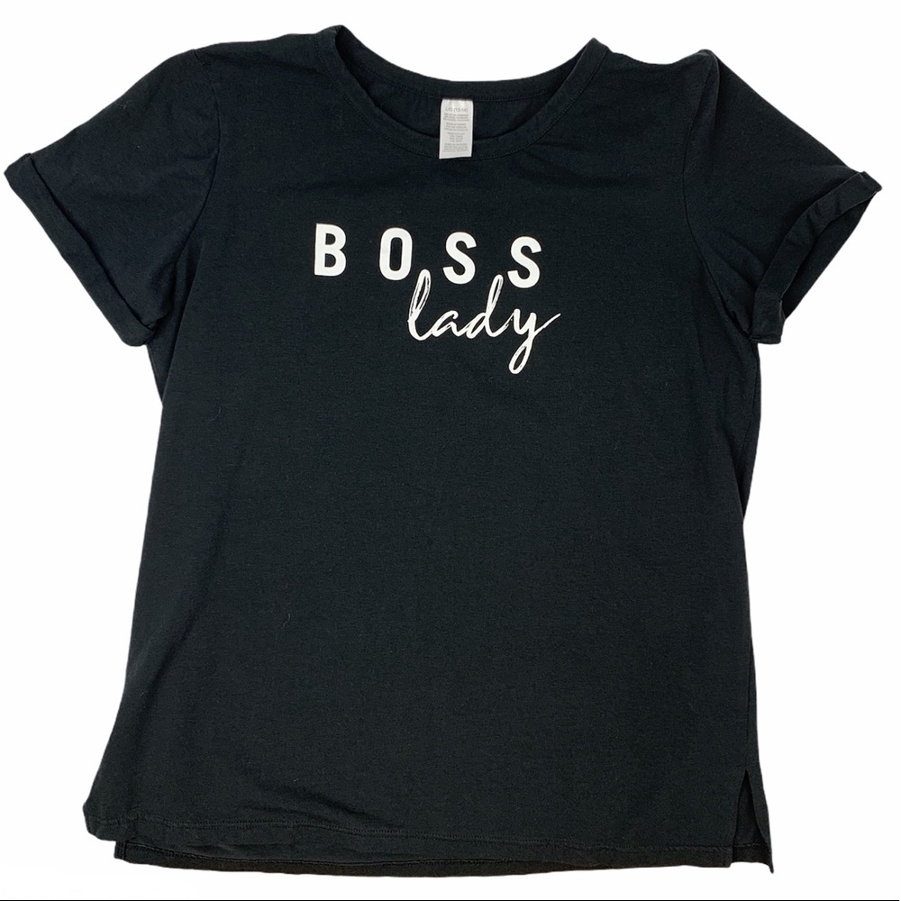 Boss Lady Black T-Shirtโ
